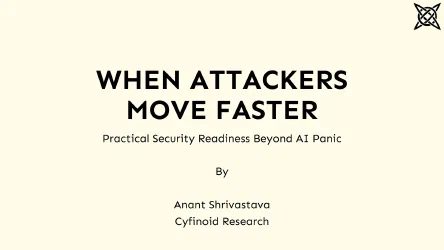 When Attackers Move Faster: Practical Readiness Beyond AI Panic