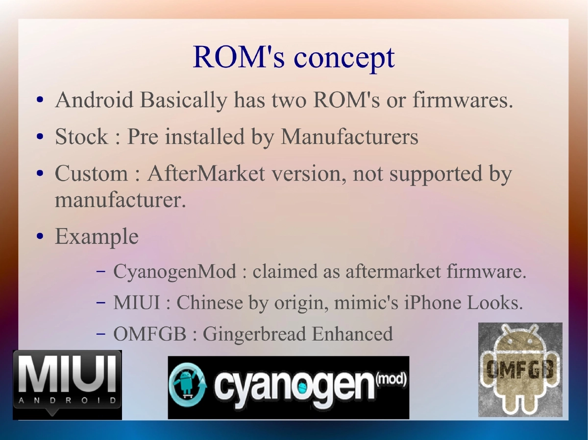Slide 5 of Cocon Security Issues In Android Custom Roms