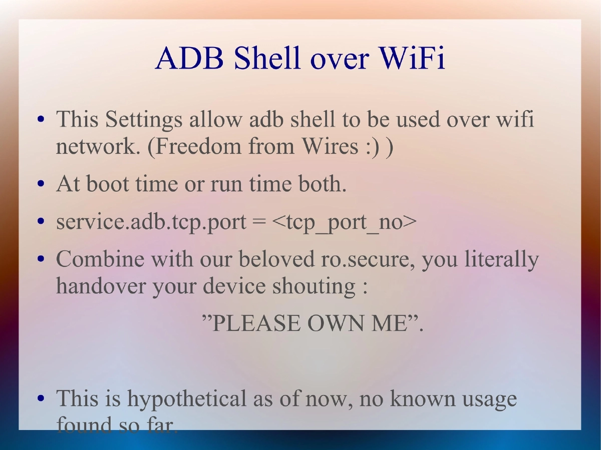 Slide 14 of Cocon Security Issues In Android Custom Roms