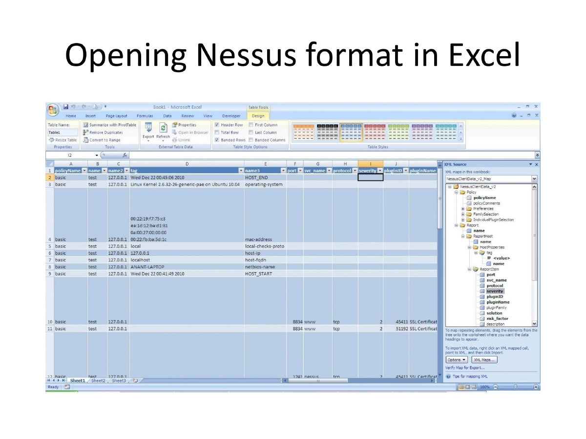 Slide 19 of Nessus Reporting Karma