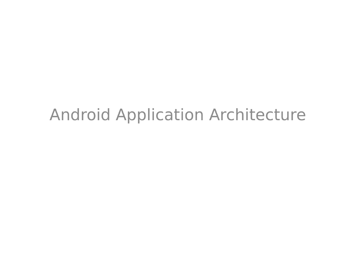 Slide 28 of Deep Dive Android Cocon