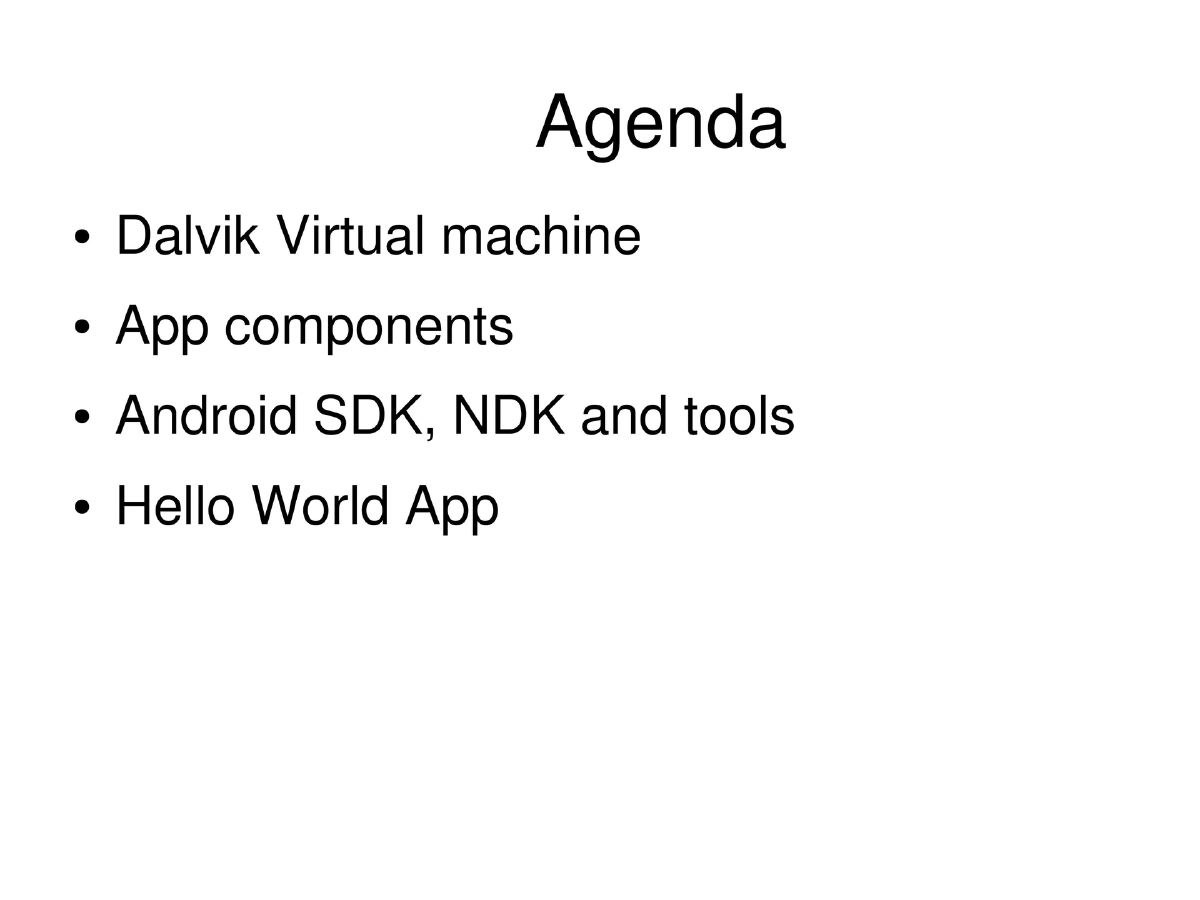 Slide 29 of Deep Dive Android Cocon