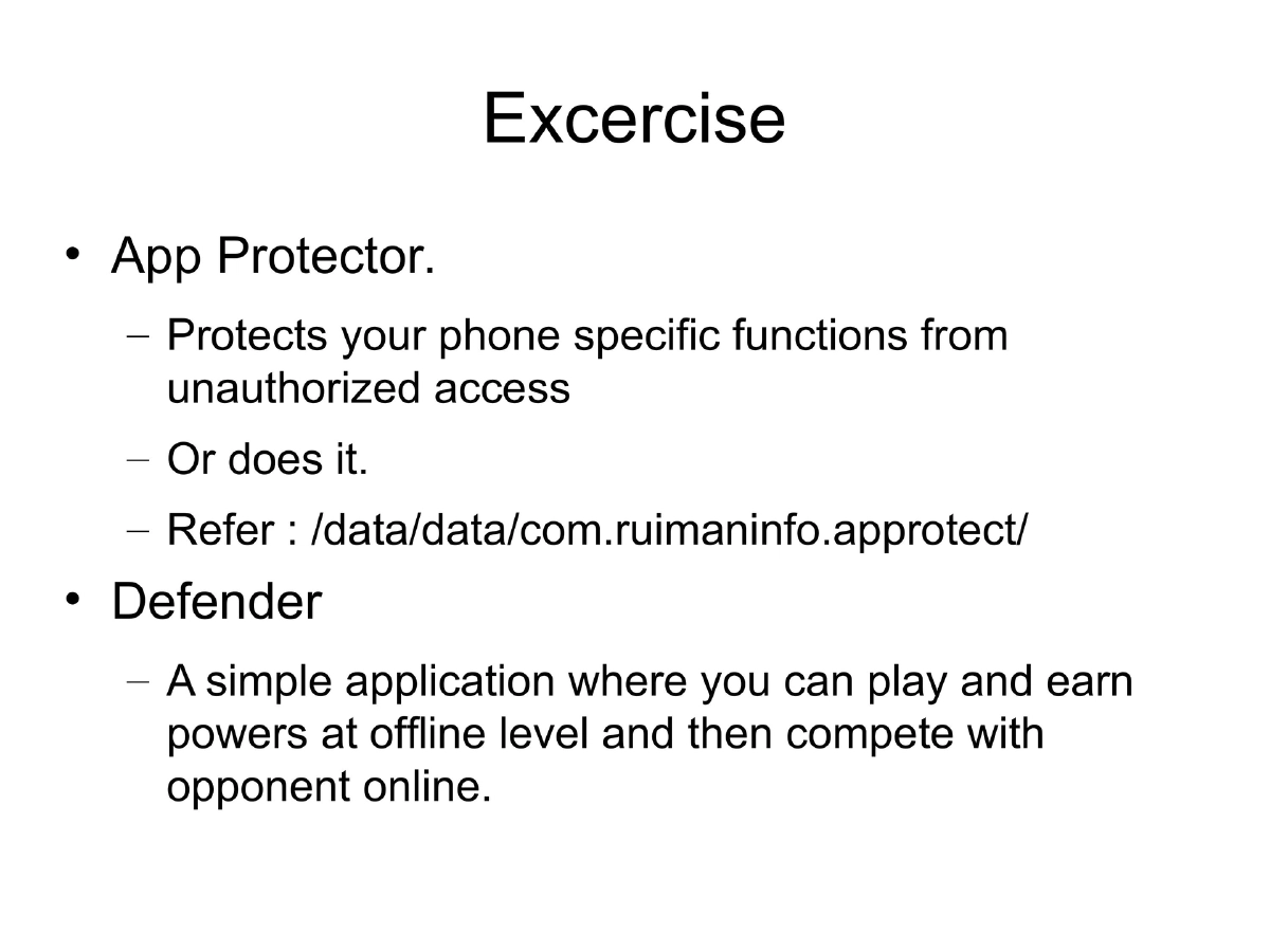 Slide 78 of Deep Dive Android Cocon