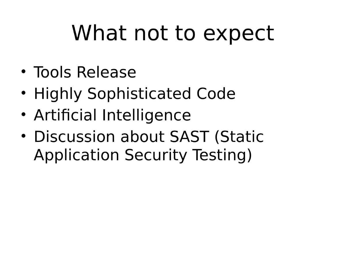Slide 4 of C0c0n Source Code Review