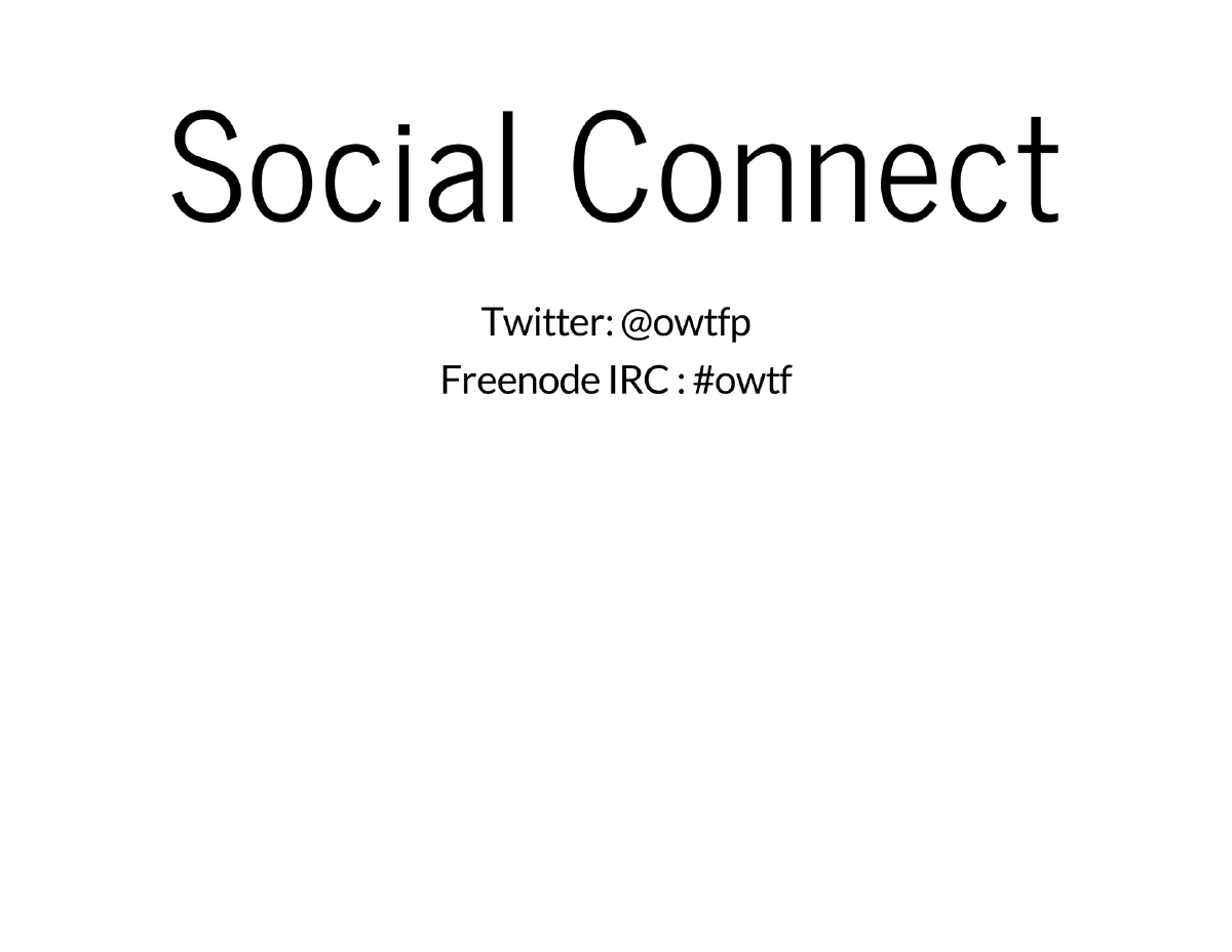 Slide 23 of Owtf