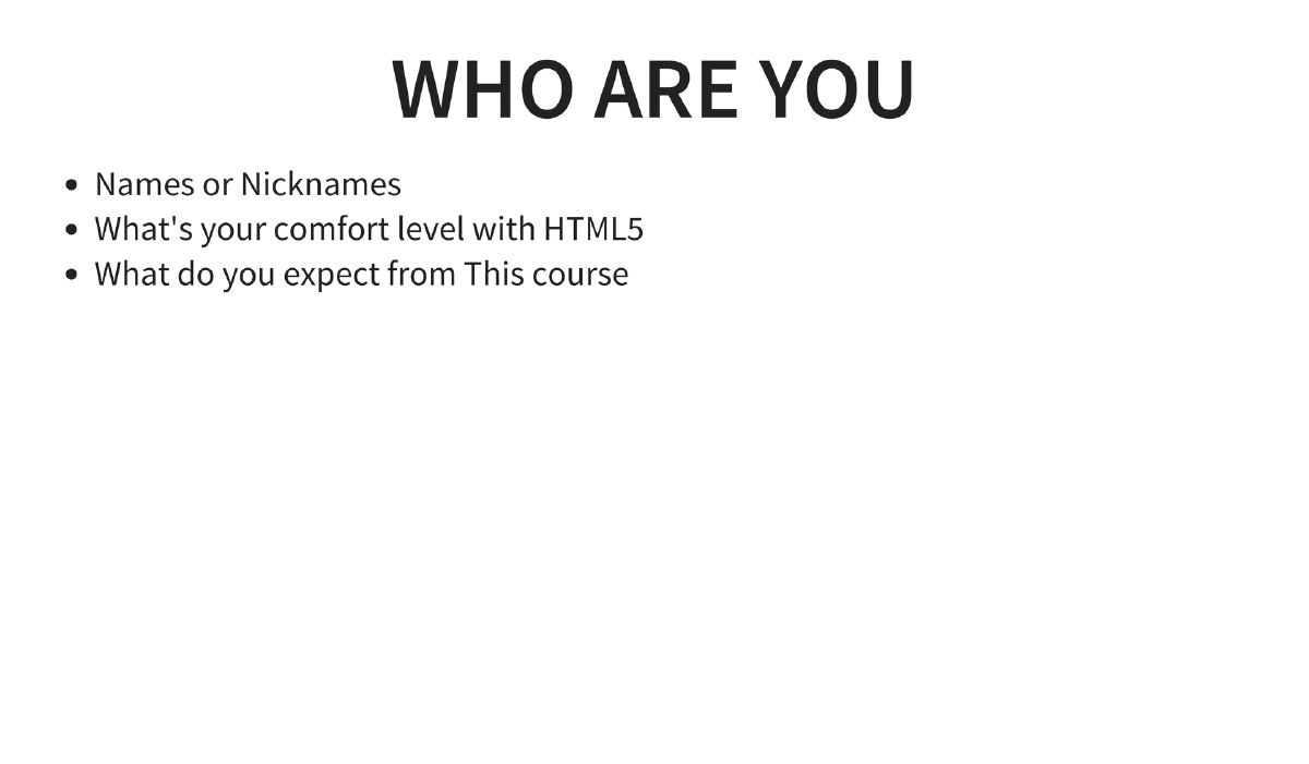 Slide 3 of Html5