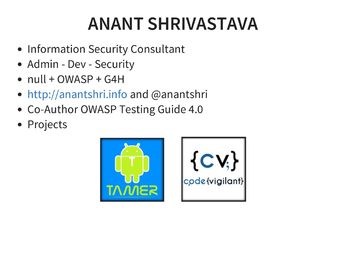 Slide 4 of Nullcon Android