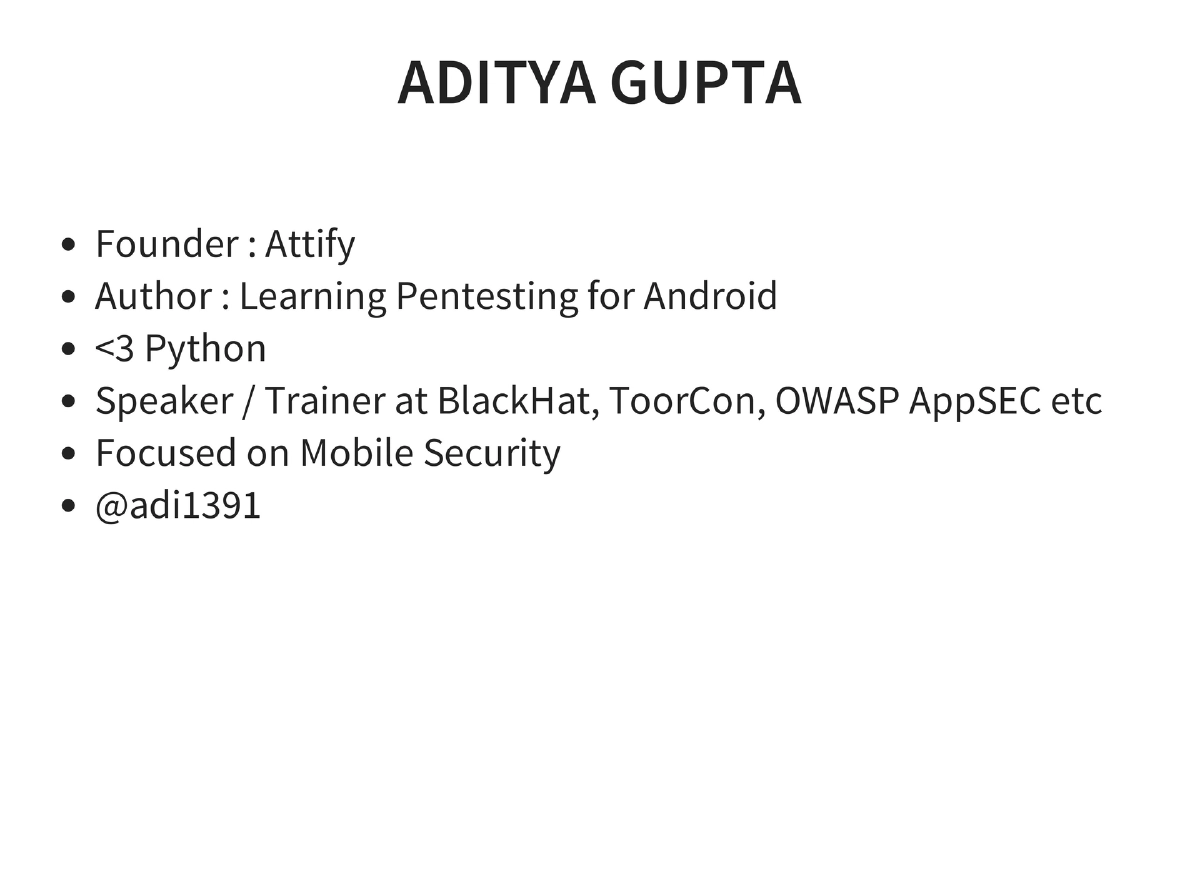 Slide 5 of Nullcon Android