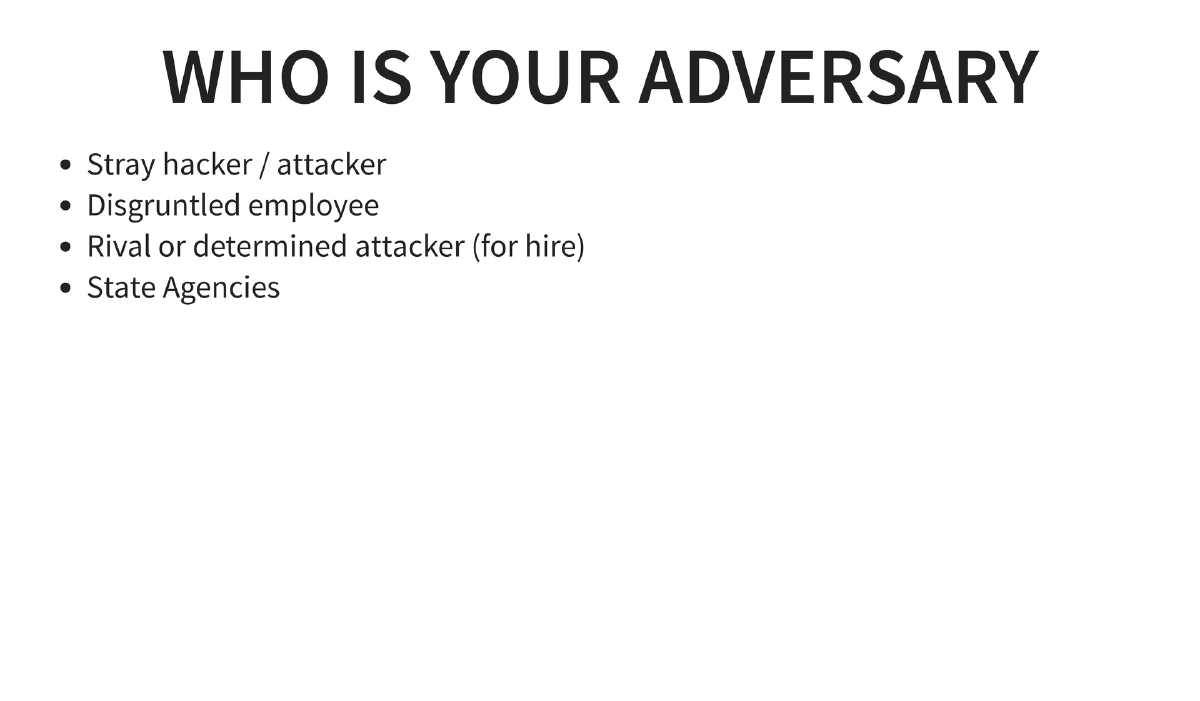 Slide 11 of What It Takes To Secure A Web Application