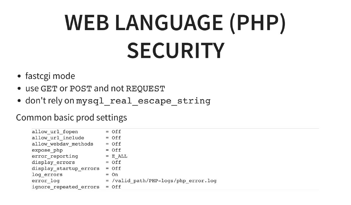 Slide 21 of What It Takes To Secure A Web Application