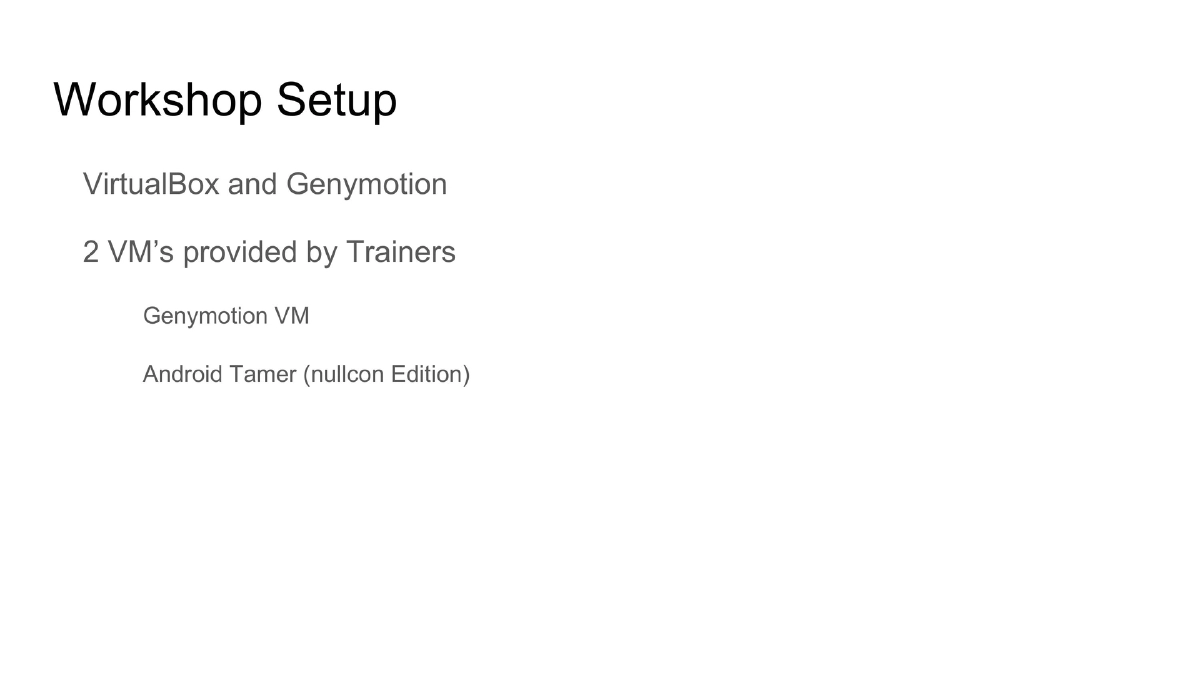 Slide 7 of Nullcon Extreme Android