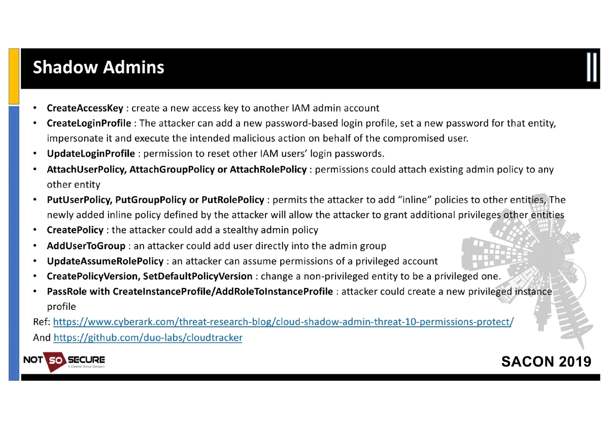 Slide 37 of Sacon Cloud Pentesting