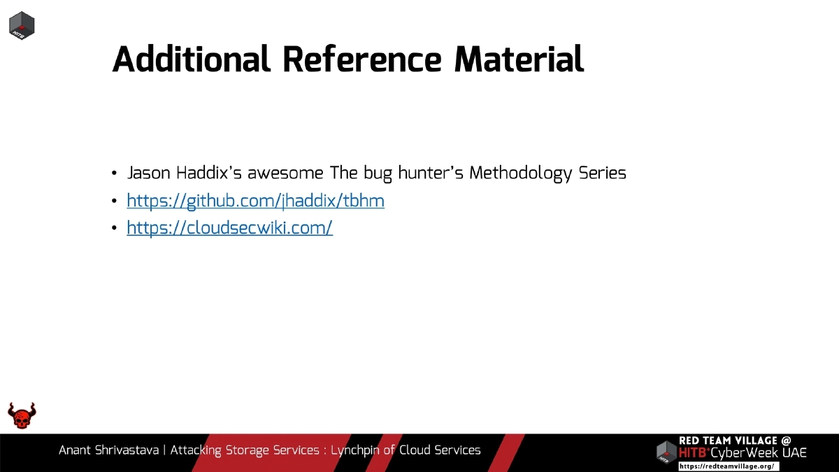 Slide 43 of Attacking Storage Services Hitb