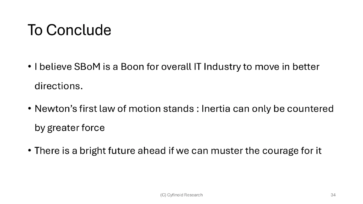 Slide 34 of C0c0n Shiny Sbom