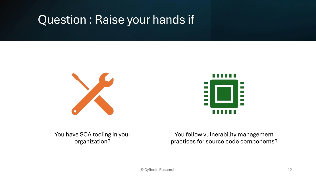 Slide 12 of Supply Chain BlackHat USA