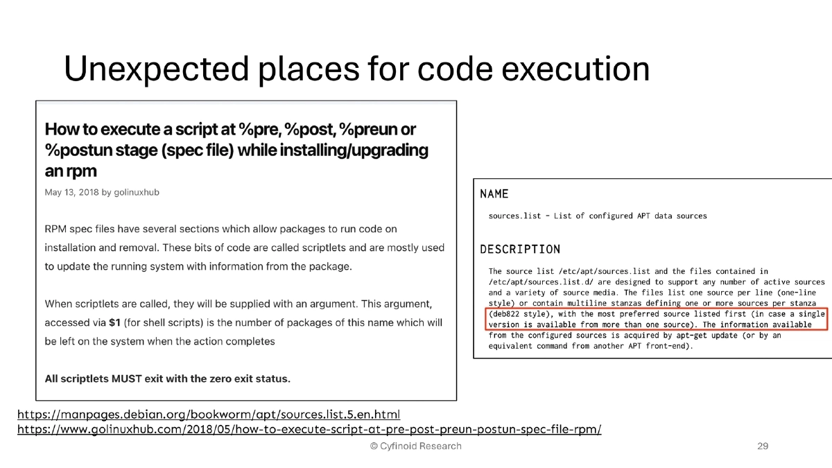 Slide 29 of Supply Chain BlackHat USA