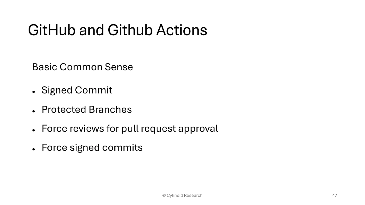 Slide 46 of Supply Chain BlackHat USA