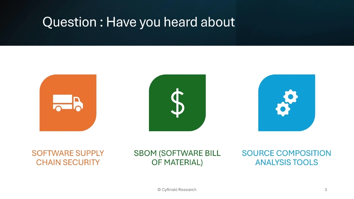 Slide 3 of Supply Chain Owasp London