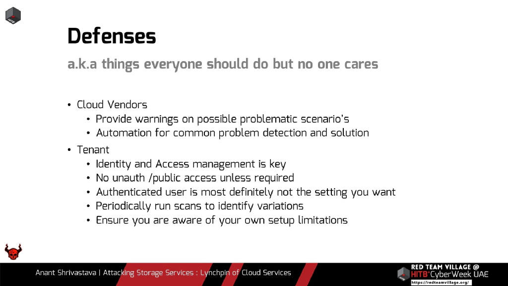 Slide 36 of Attacking Storage Services : The Lynchpin of Cloud Services