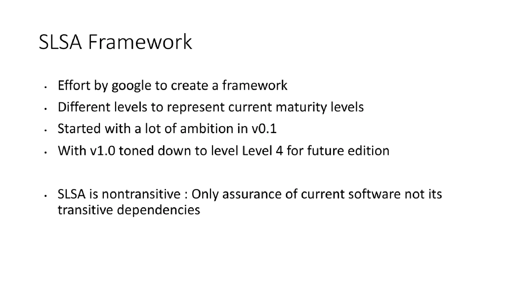 Slide 34 of Beyond the Code / SBOM: Supply Chain Security
