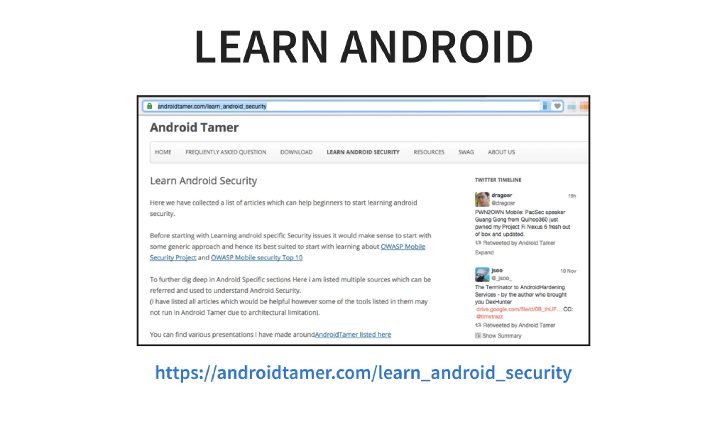 Slide 15 of Arsenal : AndroidTamer