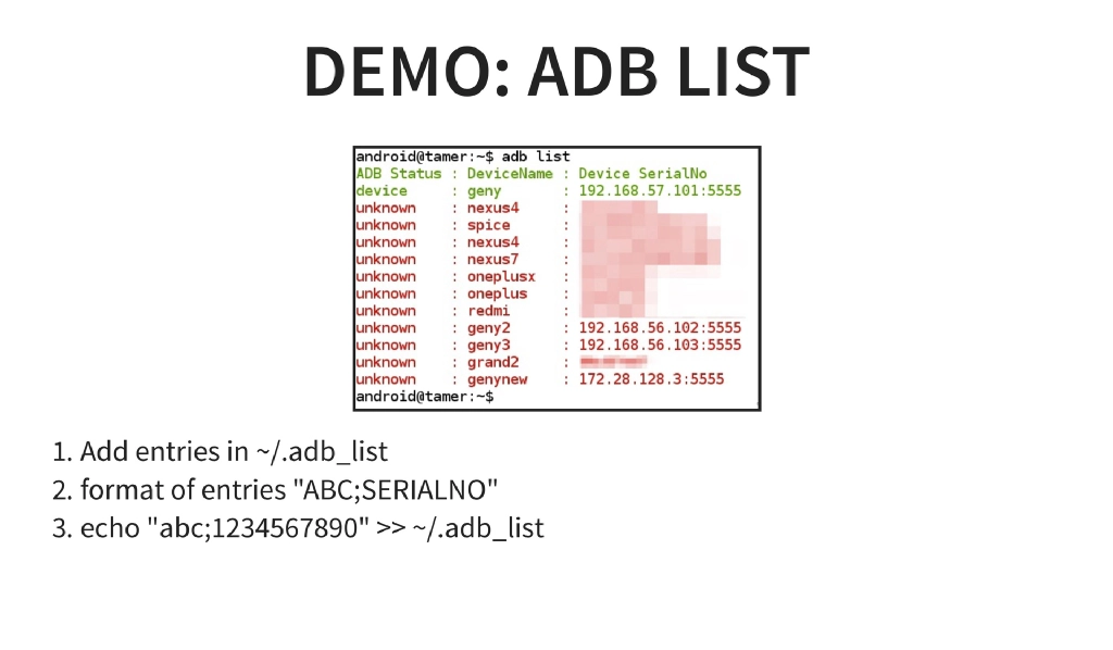 Slide 19 of Arsenal : AndroidTamer