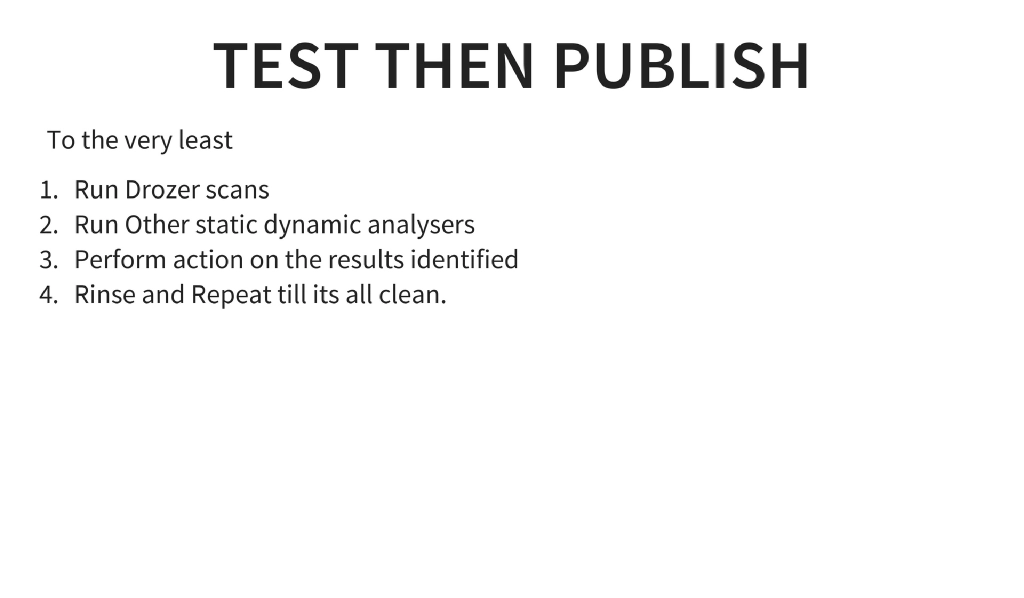 Slide 118 of Understanding the known OWASP A9 using components with known vulnerabilities