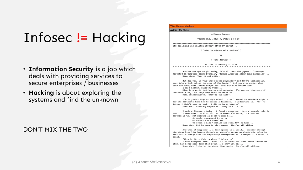Slide 4 of Career in Information Security