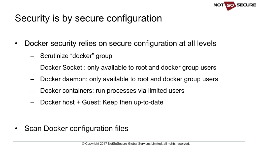 Slide 10 of Down by the Docker