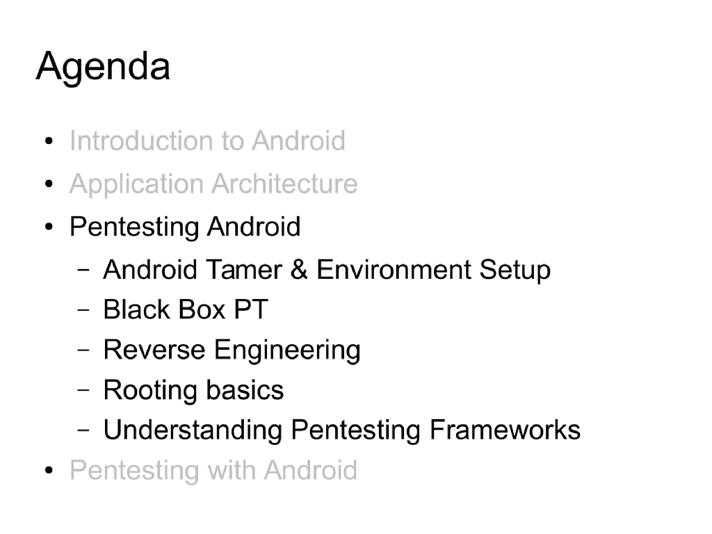 Slide 35 of Android Security Workshop