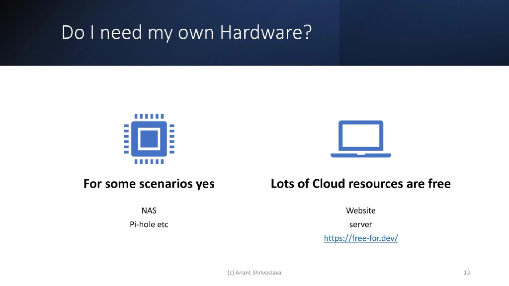 Slide 13 of Expanding capability horizons : Homelabs and beyond